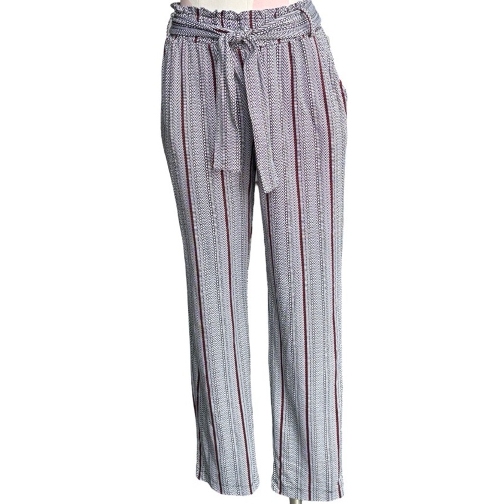 JOE B multistripe paper bag pants -medium